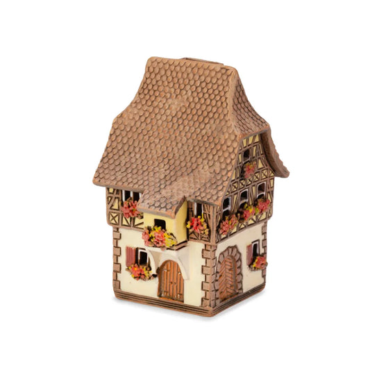 Maison alsacienne – 9 cm – céramique peinte à la main — ALS 146 MINI