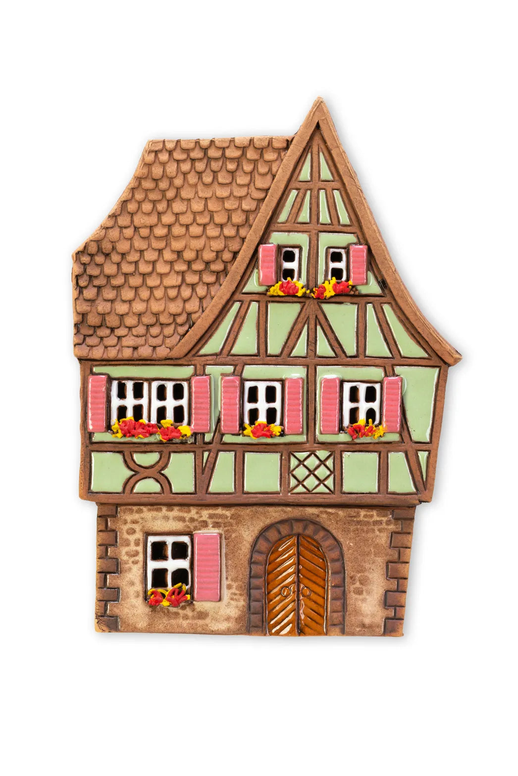 Elsässer Haus – 16 cm – Keramik zum Aufhängen — ALS 191 PL