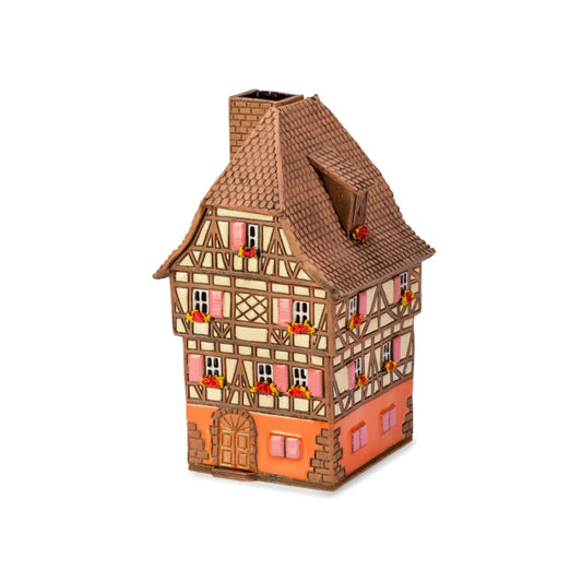 Maison alsacienne – 16 cm – céramique peinte à la main — ALS 194