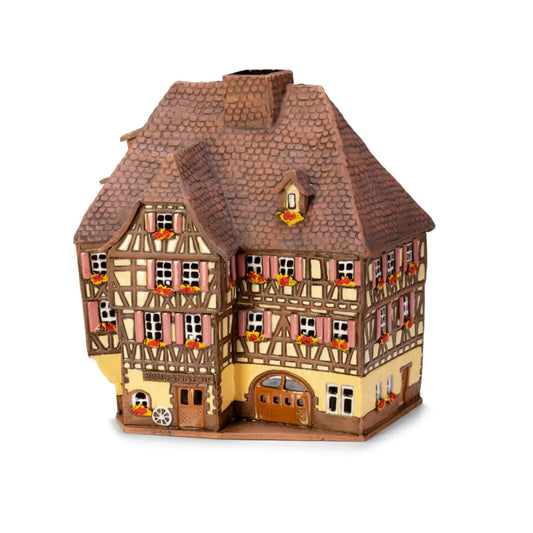Maison alsacienne – 20 cm – céramique peinte à la main — ALS 245