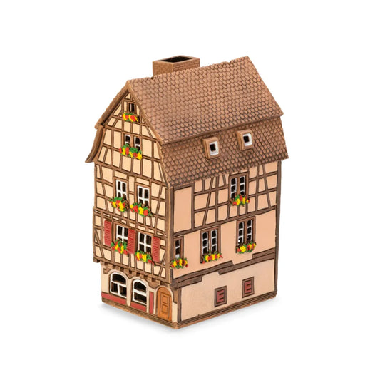 Maison alsacienne Colmar – 17 cm – céramique peinte à la main — ALS 288