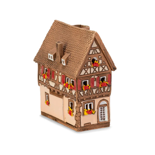 Maison alsacienne Colmar – 9 cm – céramique artisanale — ALS 291 MINI