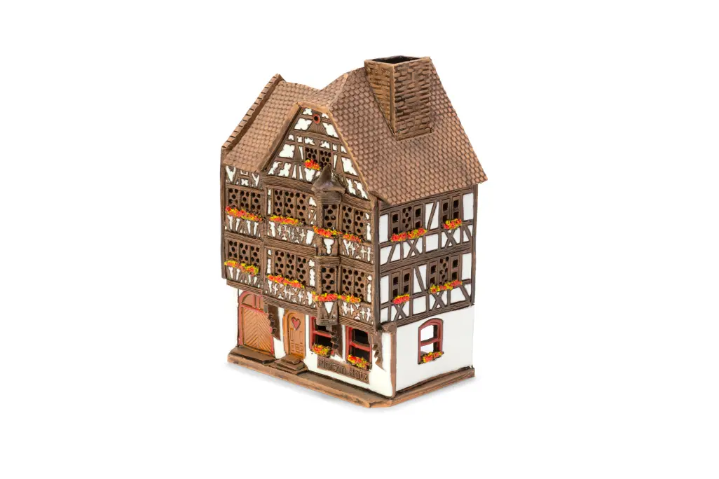 Brûle-parfum Maison Katz (Saverne) en céramique, 17 cm