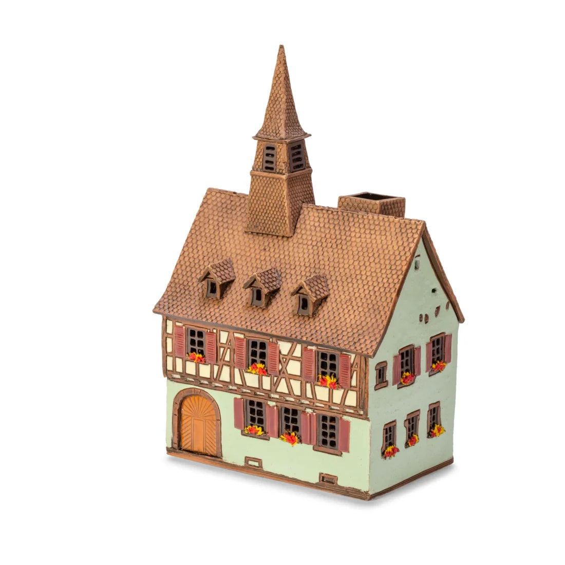 Brûle-parfum Musée Albert Schweitzer (Kaysersberg) en céramique, 14 cm