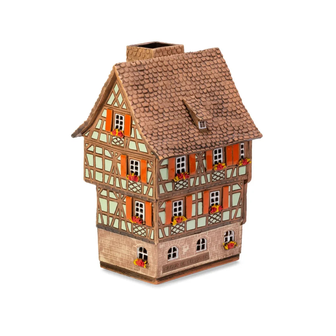 Brûle-parfum Petite France (Strasbourg) en céramique, 18 cm