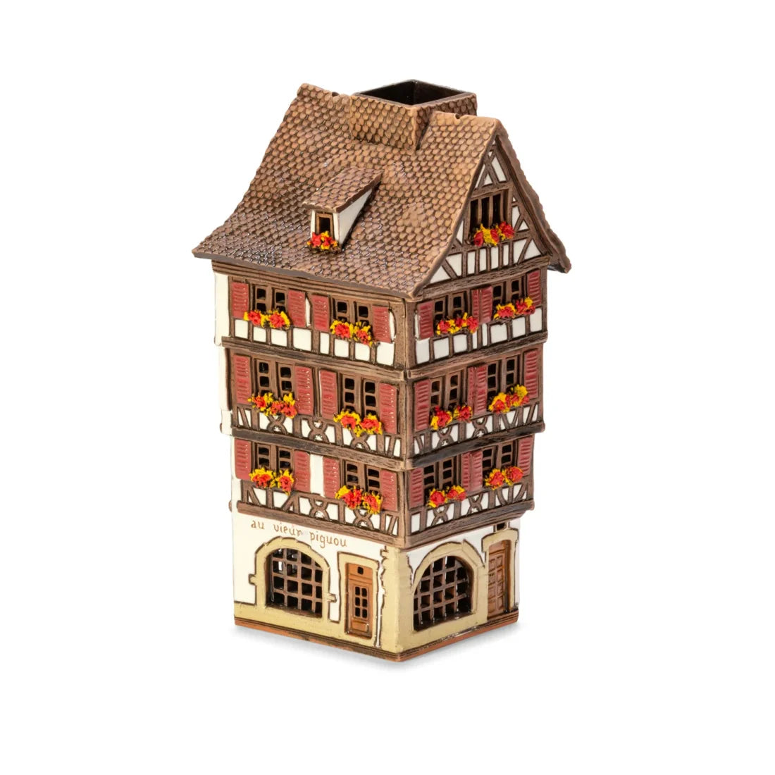 Au Vieux Pignon (Colmar) en céramique, brûle-parfum, 19 cm