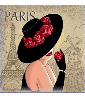 Coussin 45 x 45 La Parisienne