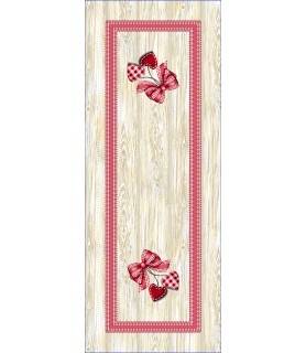 Chemin - Ruban Rouge 37 x 100