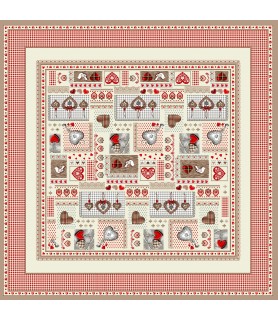 Nappe - Patch Rouge 137 x 140