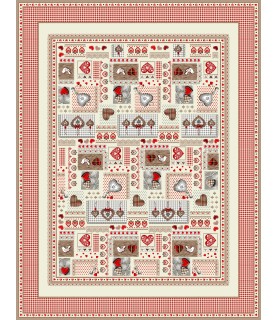 Nappe - Patch Rouge 137 x 180