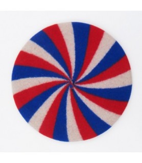 BERET SUPPORTER BLEU BLANC...