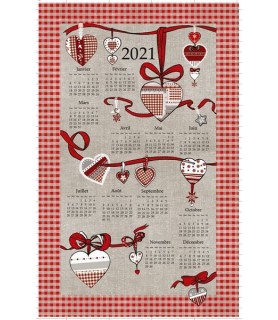 TORCHONS CALENDRIER 2026