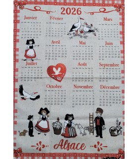 TORCHONS CALENDRIER 2026