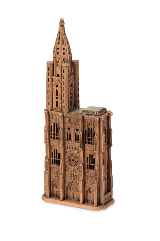 Cathédrale Notre-Dame de Strasbourg – 20 cm – céramique artisanale — ALS 185 MINI