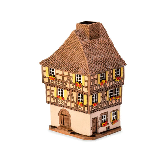 Elsässisches Haus – Eguisheim – 16 cm – handgefertigte Keramik — ALS 187