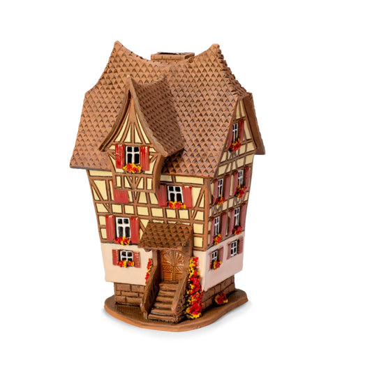 Maison alsacienne – 18 cm – céramique peinte à la main — ALS 195