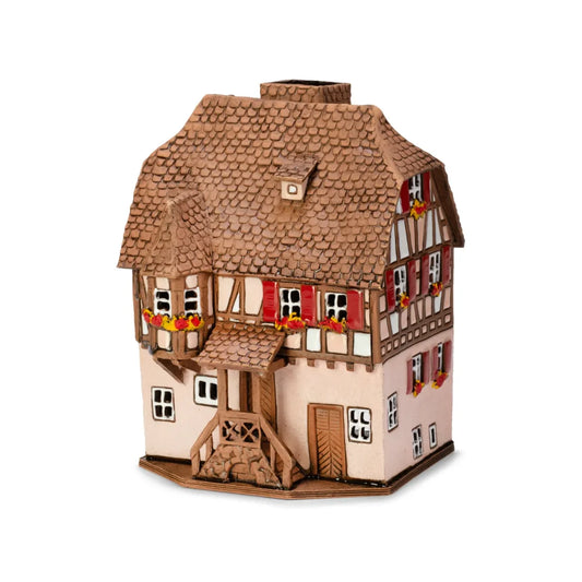 Maison alsacienne – 17 cm – céramique peinte à la main — ALS 226