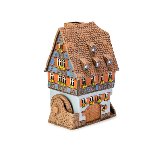 Maison alsacienne – 20 cm – céramique peinte à la main — ALS 227
