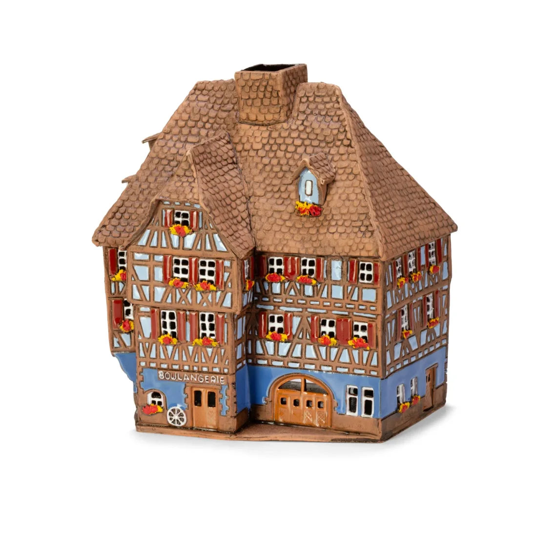 Maison alsacienne – 20 cm – céramique peinte à la main — ALS 245