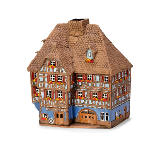 Maison alsacienne – 20 cm – céramique peinte à la main — ALS 245