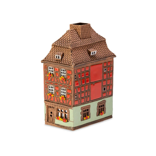 Maison alsacienne Colmar – 17 cm – céramique peinte à la main — ALS 287