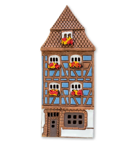 Elsässisches Haus Colmar – 17 cm – Keramik zum Aufhängen — ALS 287 PL
