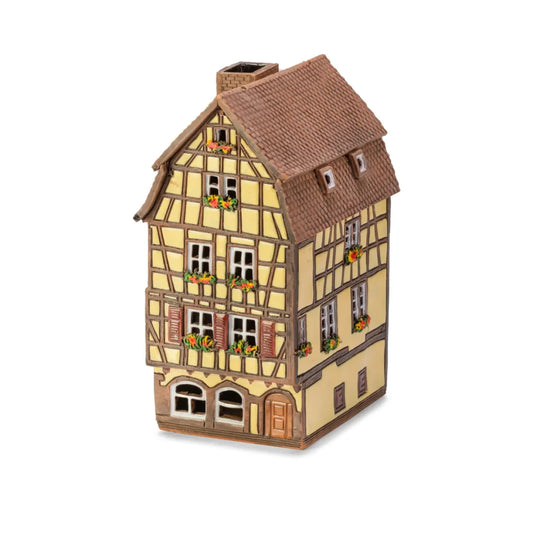 Maison alsacienne Colmar – 9 cm – céramique artisanale — ALS 288 MINI