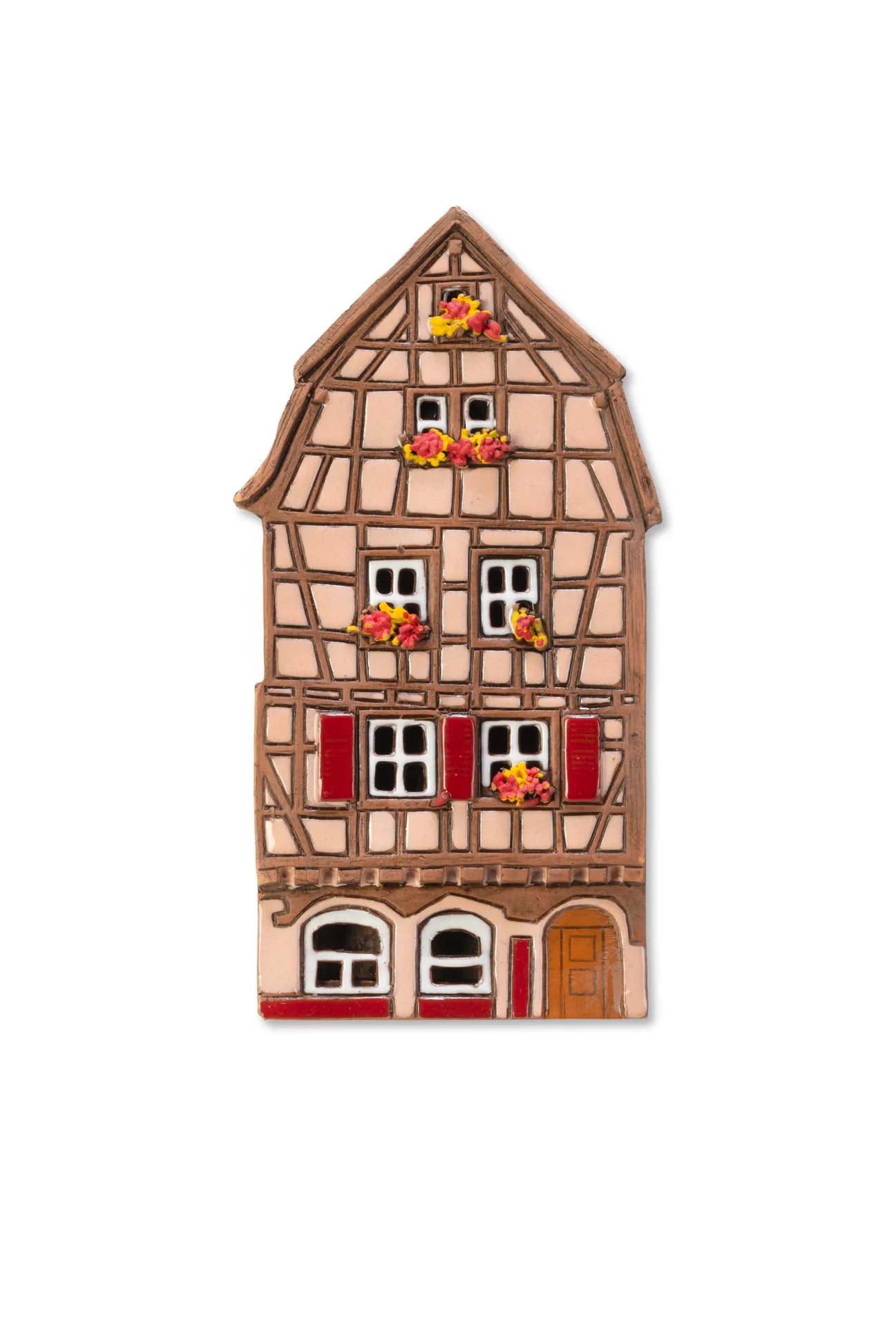 Elsässisches Haus Colmar – 17 cm – Keramik zum Aufhängen — ALS 288 PL