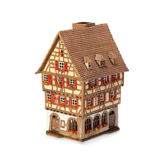 Maison alsacienne Colmar – 20 cm – céramique peinte à la main — ALS 289