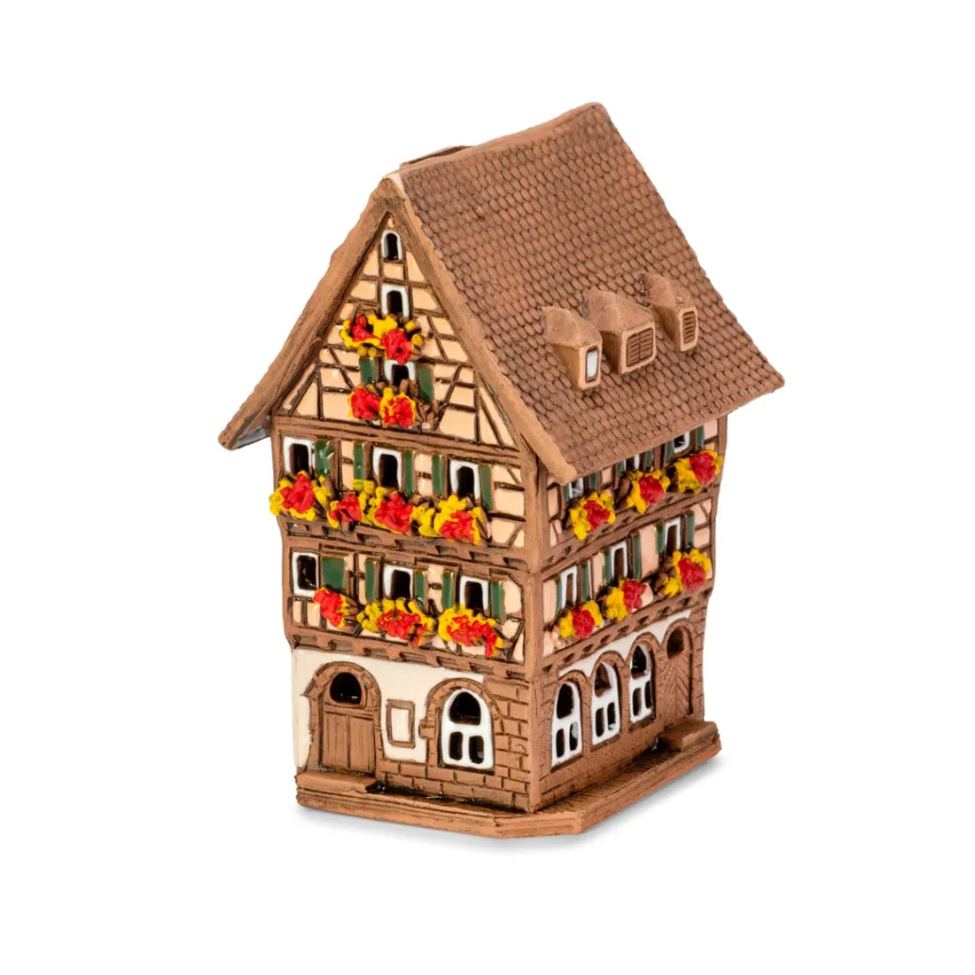 Colmar Alsatian house – 10 cm – handmade ceramic — ALS 289 MINI
