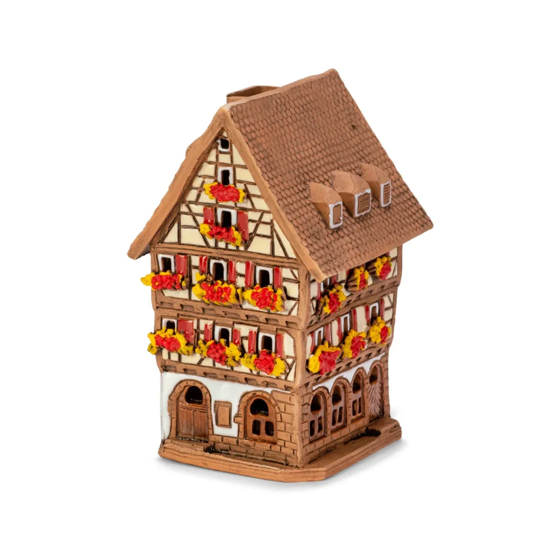 Colmar Alsatian house – 10 cm – handmade ceramic — ALS 289 MINI