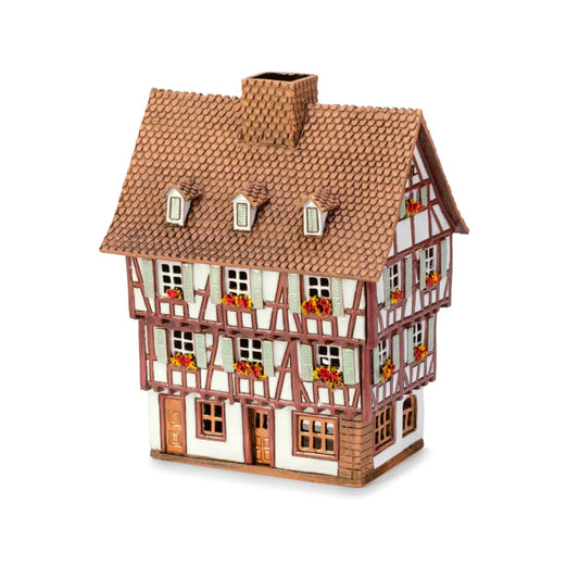 Maison alsacienne Colmar – 18 cm – céramique peinte à la main — ALS 290