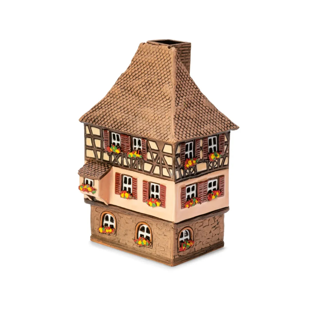Elsässer Haus – 15 cm – handbemalte Keramik — ALS 297