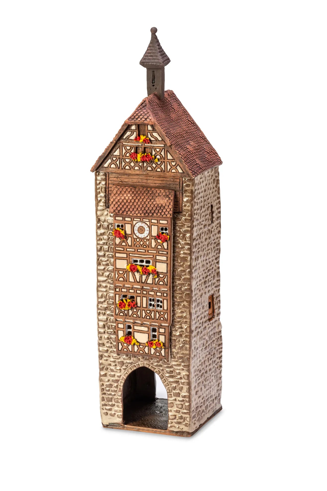 Brûle-parfum Le Dolder (Riquewihr) en céramique, 32 cm