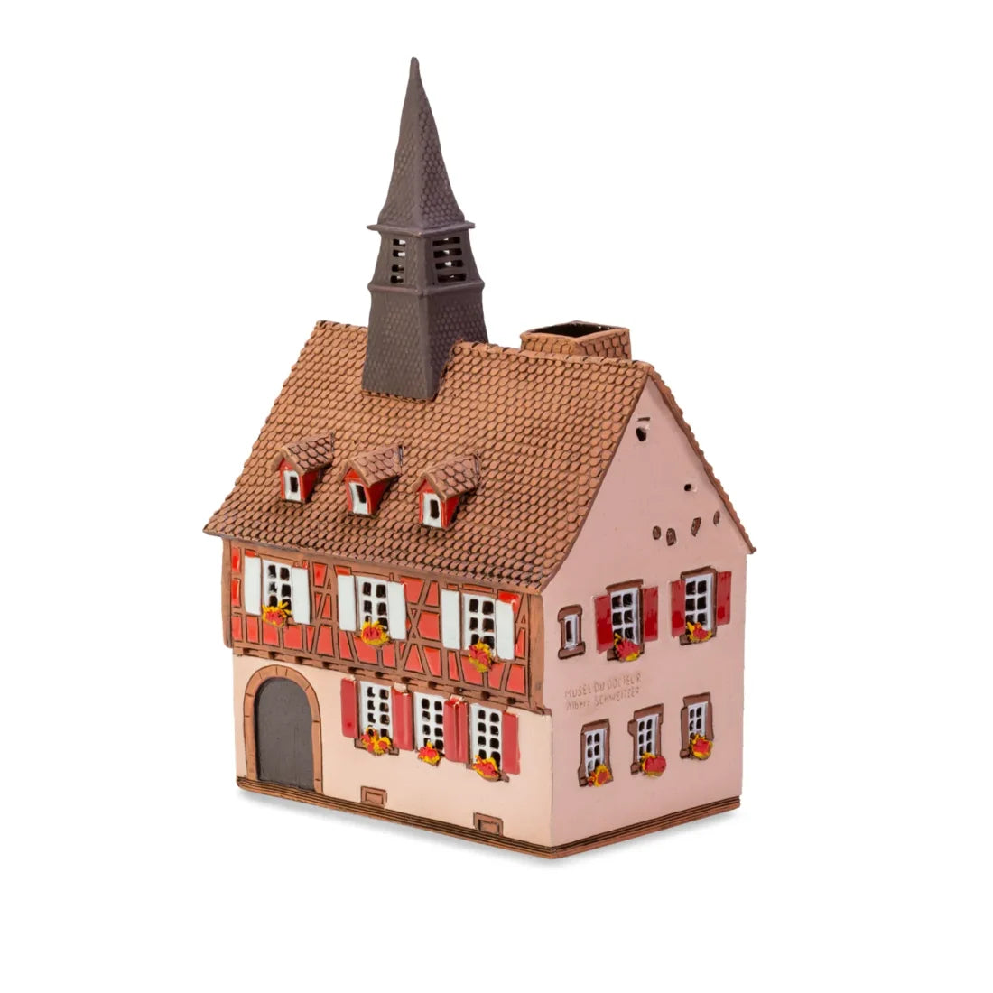 Brûle-parfum Musée Albert Schweitzer (Kaysersberg) en céramique, 14 cm