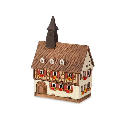Brûle-encens Musée Albert Schweitzer (Kaysersberg) en céramique, 13 cm