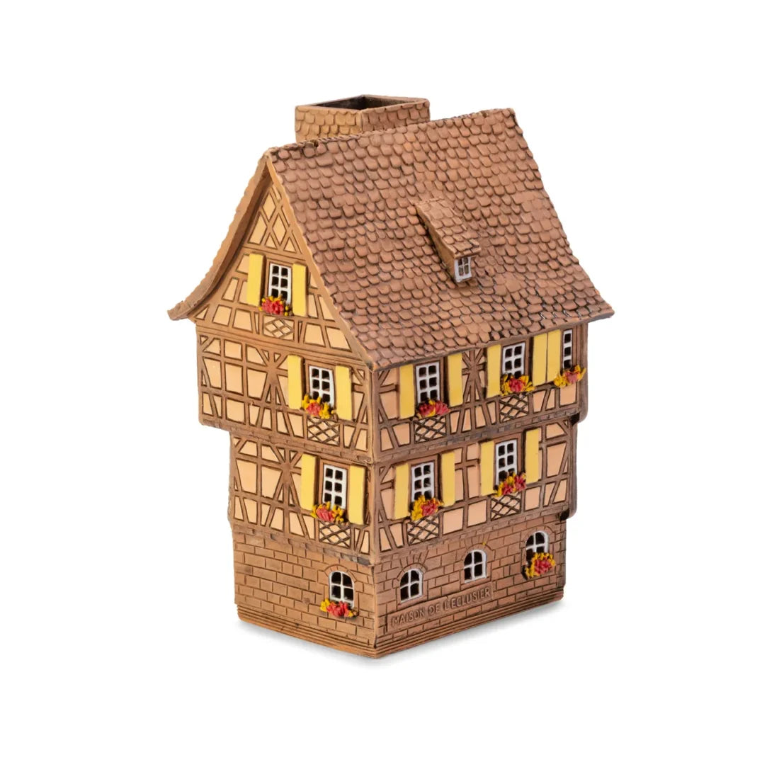 Brûle-parfum Petite France (Strasbourg) en céramique, 18 cm
