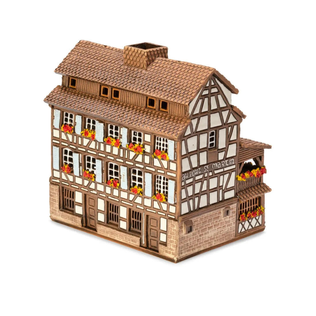 Au Pont Saint Martin – Strasbourg – 16 cm – céramique artisanale — ALS 318