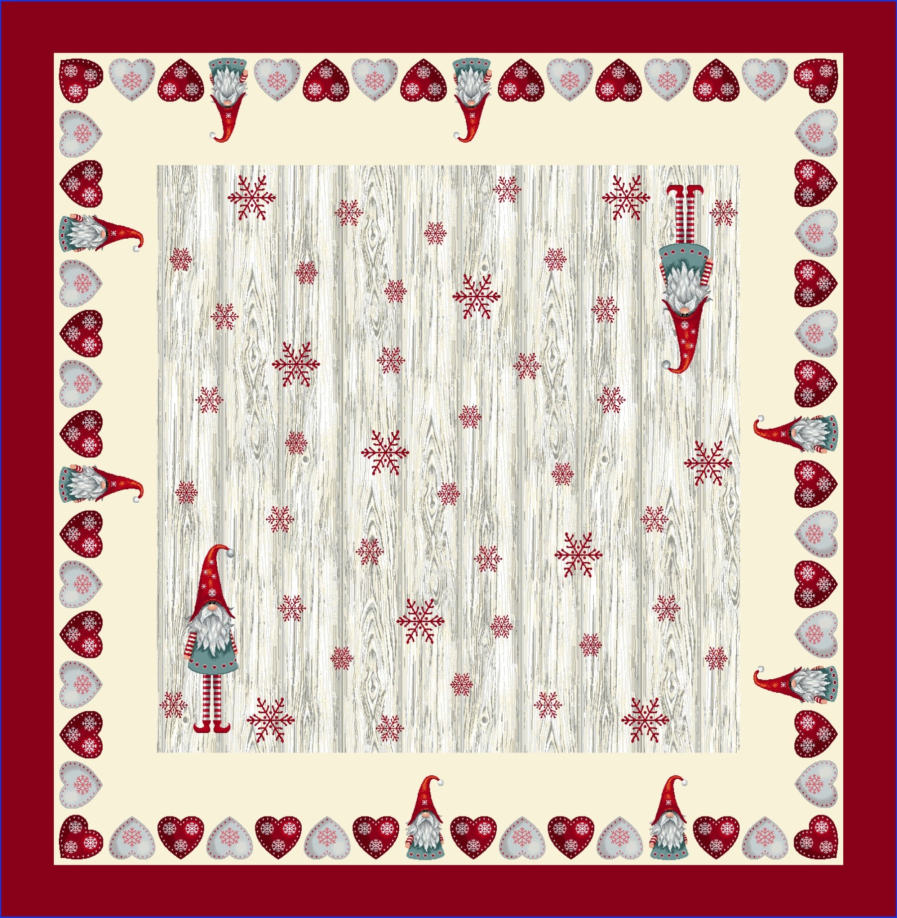 Lutins bord rouge