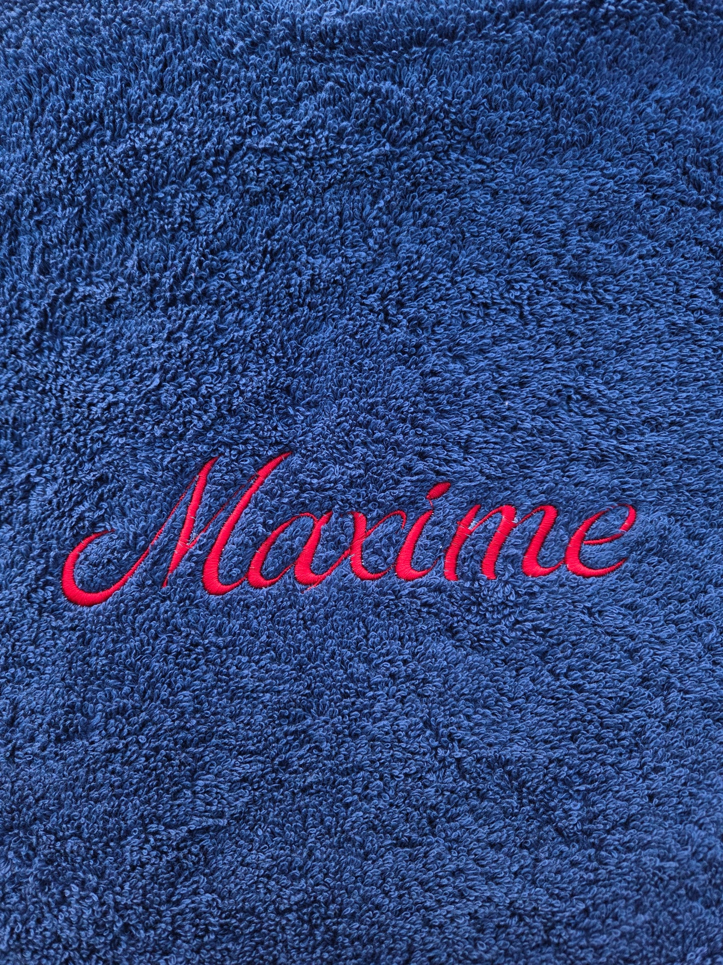 Serviette personnalisée brodée en Alsace