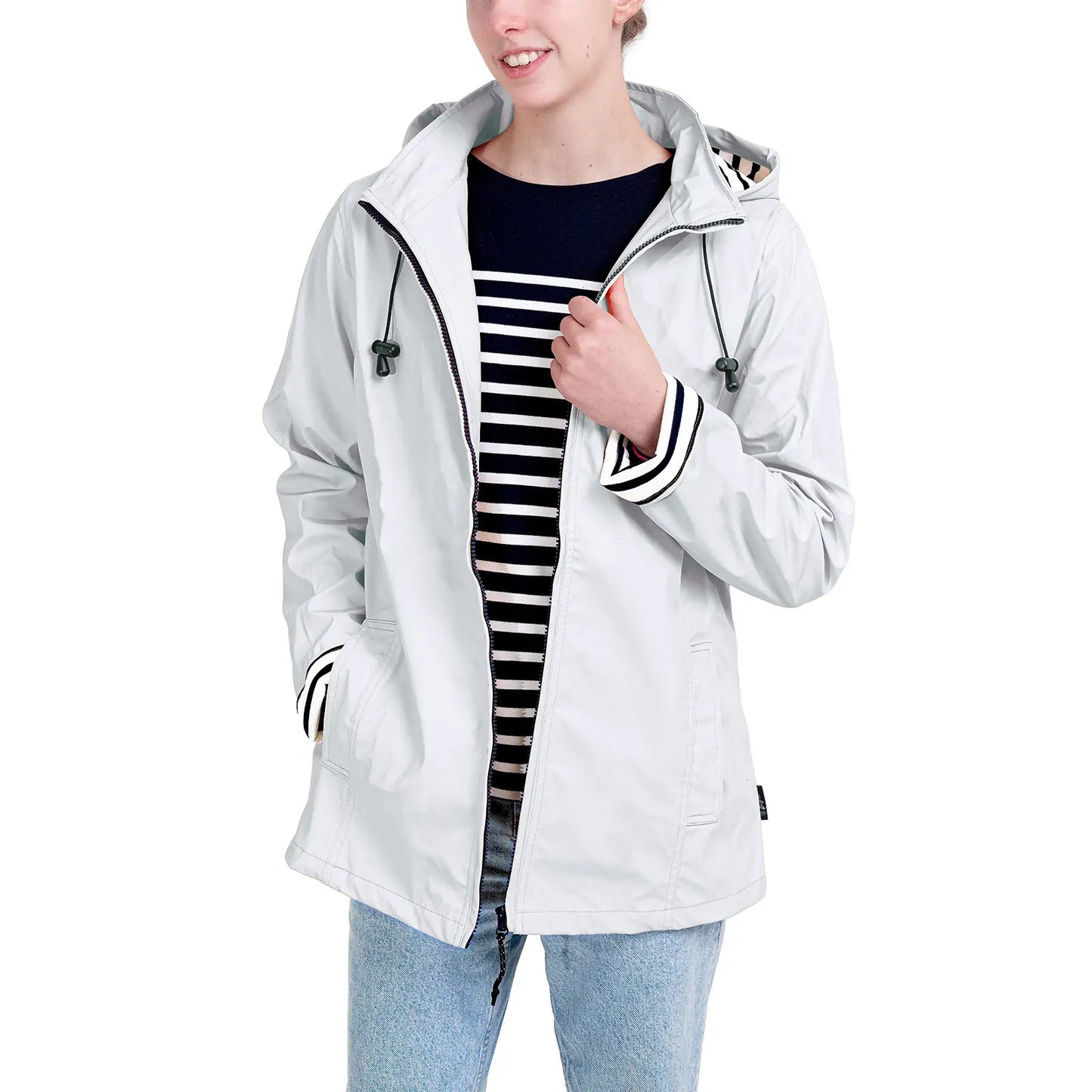 Ciré breton femme blanc ERQUY, vue de face